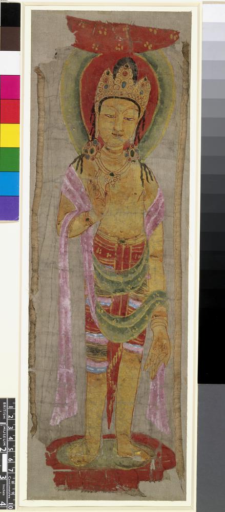 图片[1]-banner; painting; 幡(Chinese); 繪畫(Chinese) BM-1919-0101-0.101-China Archive